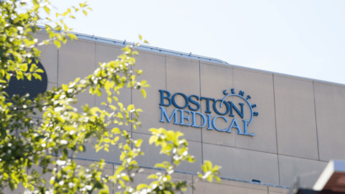 exterior of Boston Medical Center campus